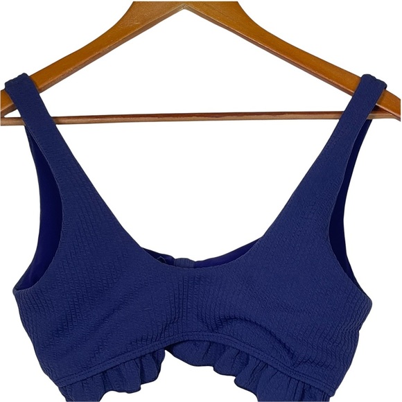 💰 5/25$ ♻️ Shein Purple Ruffle Size Large Bikini Top & Bottom - Picture 6 of 10